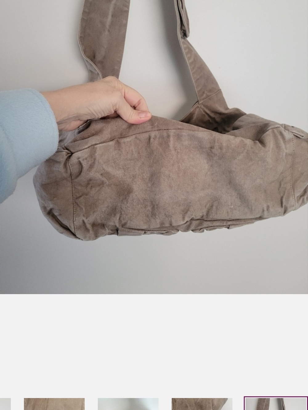 FREE PEOPLE/WE THE FREE Canvas Crossbody Tote - Picture 8 of 10